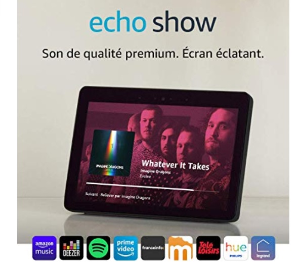 assistant personnel intelligente avec écran de 10 pouces : Echo Show