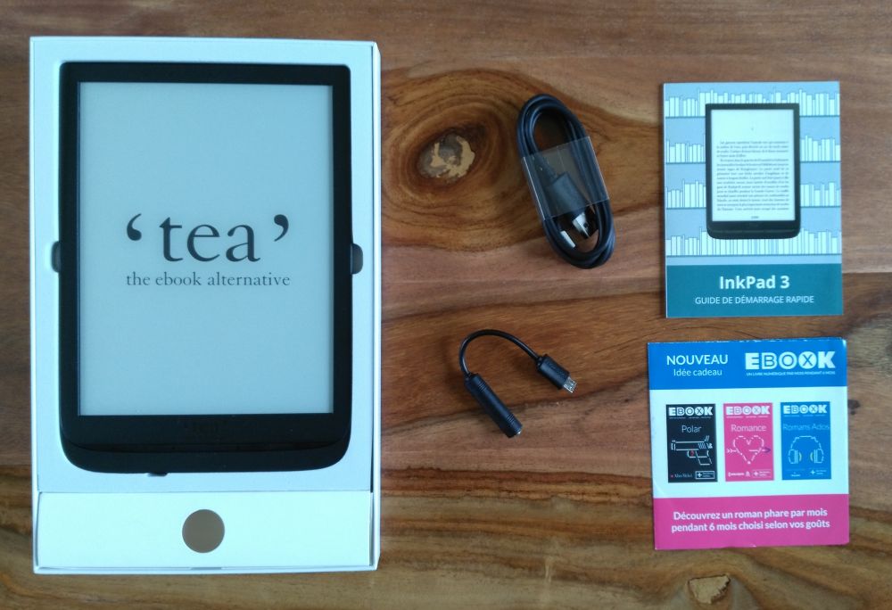 ereader review inkpad 3 packaging