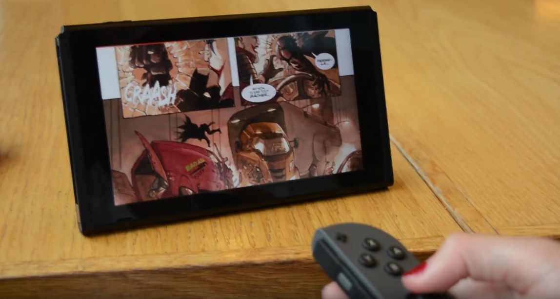 contrôle de BD iznéo avec joy con switch