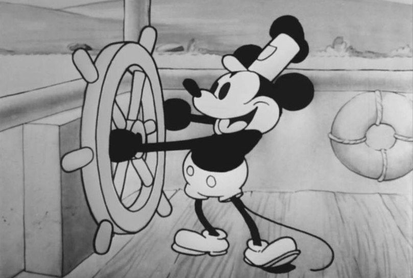 Steamboat Willie, la première apparition de Mickey Mouse