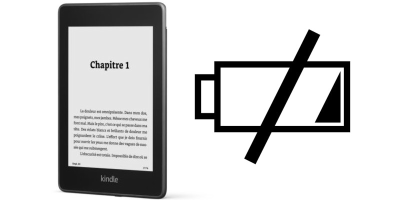 Comment régler batterie déchargée Kindle