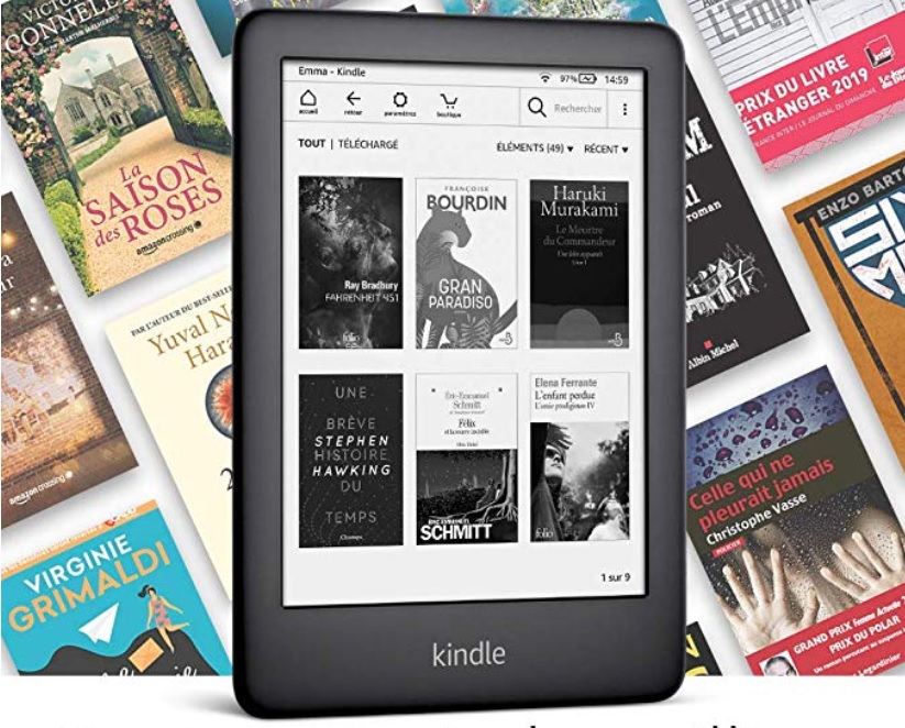 La liseuse Kindle 2019 est compatible avec Prime Reading et l'Abonnement Kindle