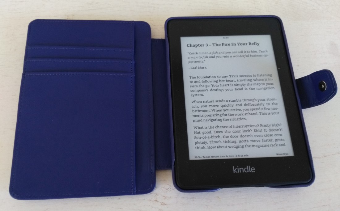 Housse Kindle Paperwhite cuir Noreve