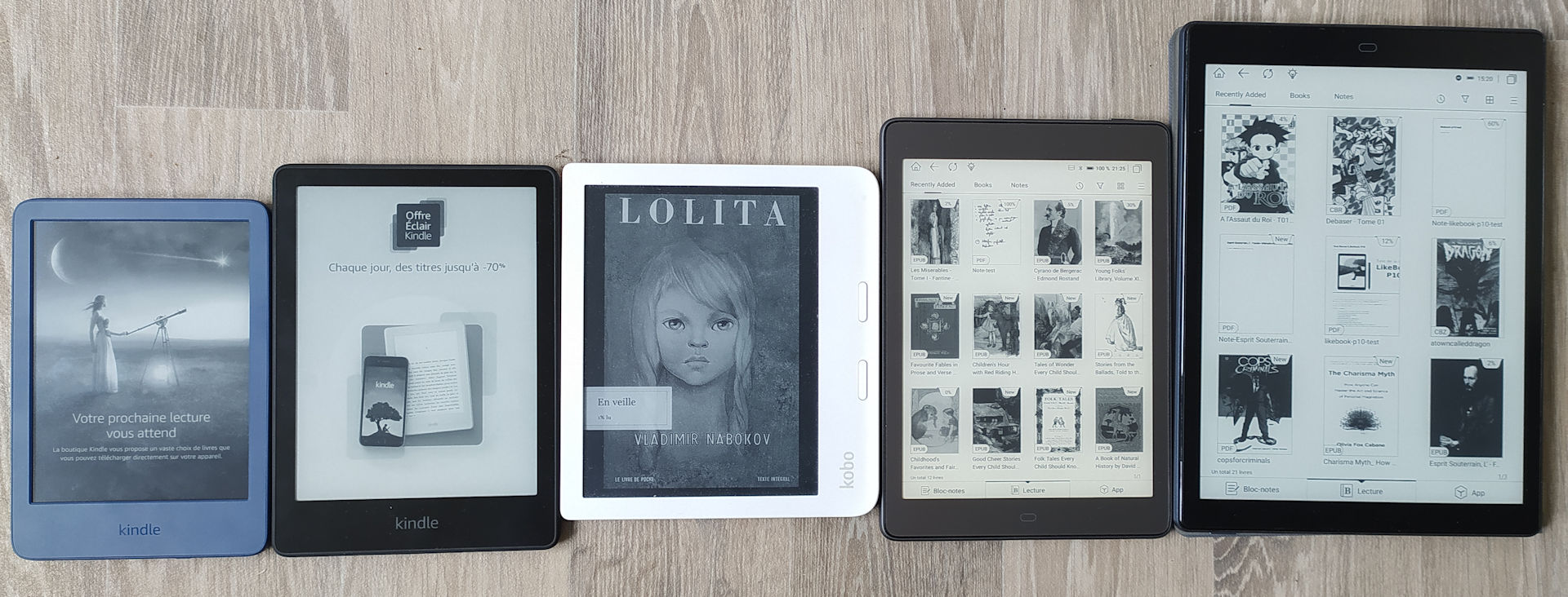 Comparatif liseuses 8 : Kobo Forma vs InkPad 3 