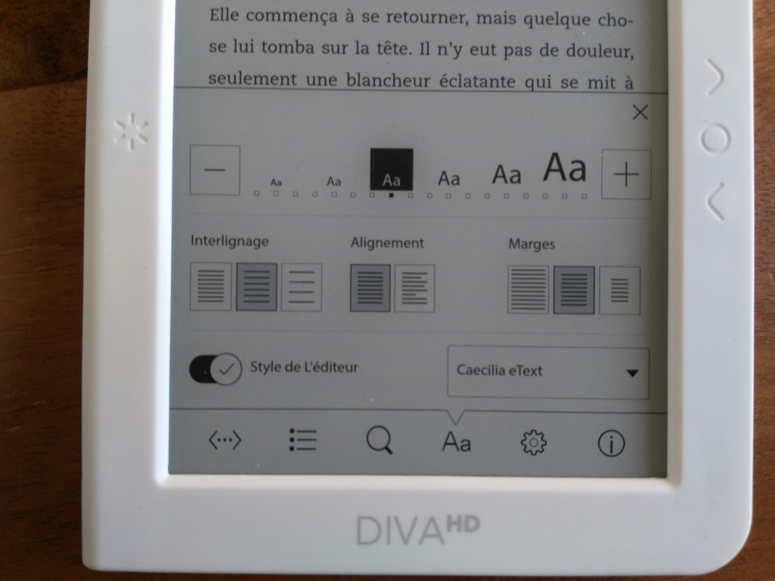 ereader bookeen diva hd