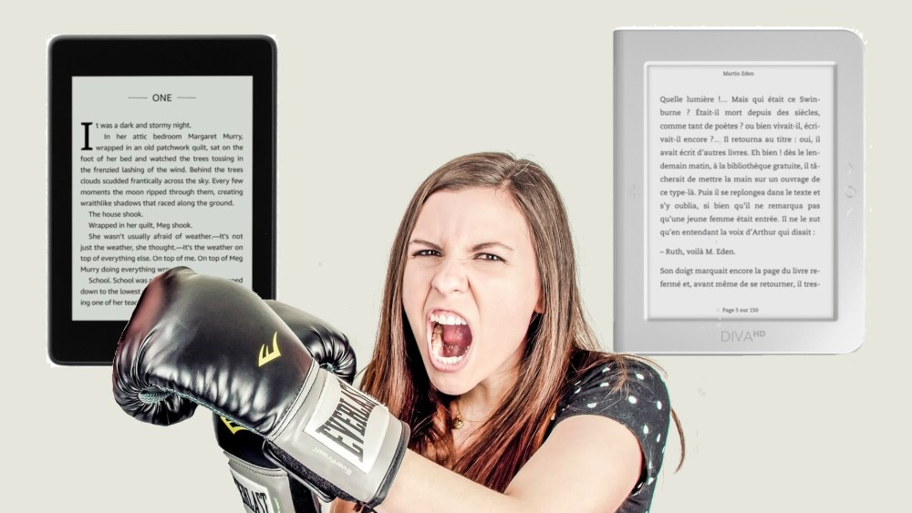 kindle paperwhite ou bookeen diva hd