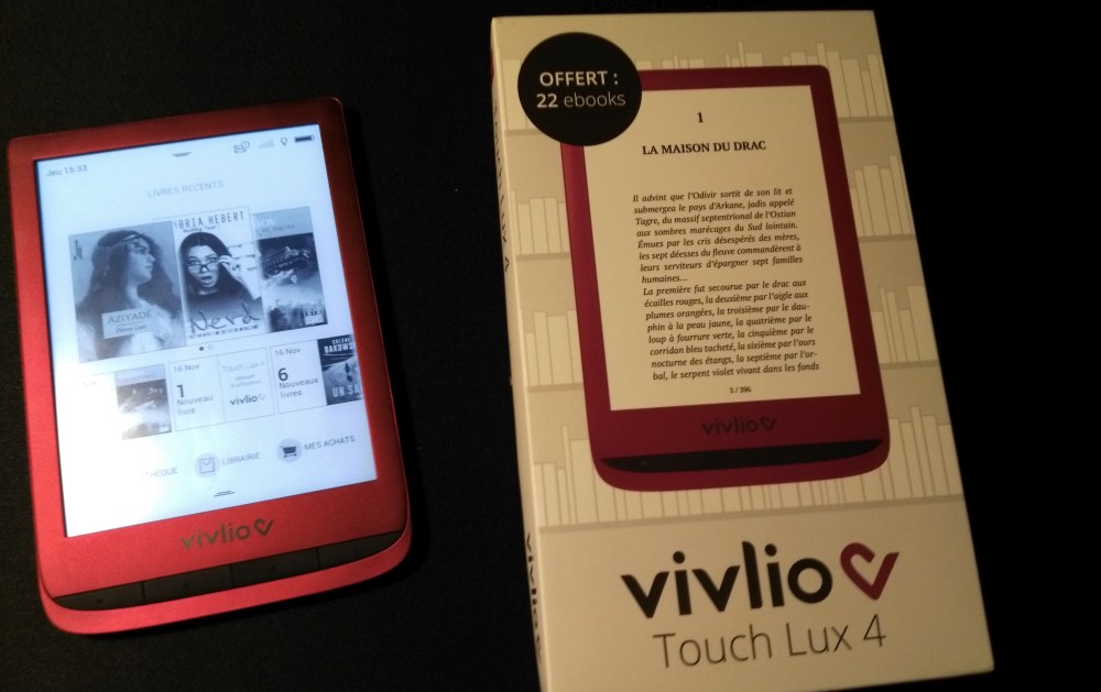 Concours : Gagnez votre liseuse Vivlio Touch Lux 5 pour l'été !