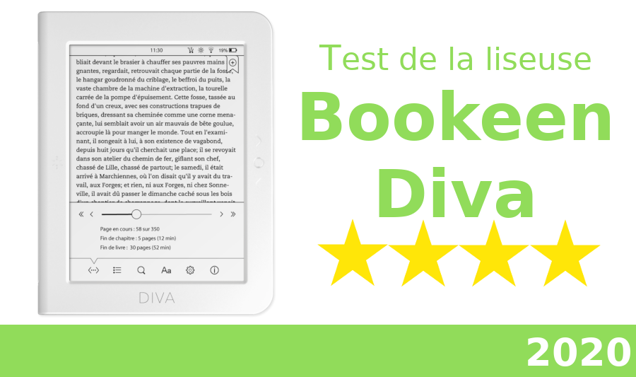 test liseuse bookeen diva 2020