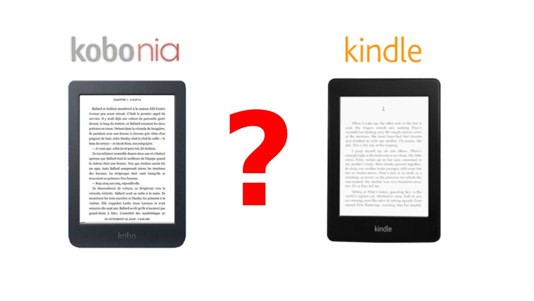 liseuse kobo nia vs kindle