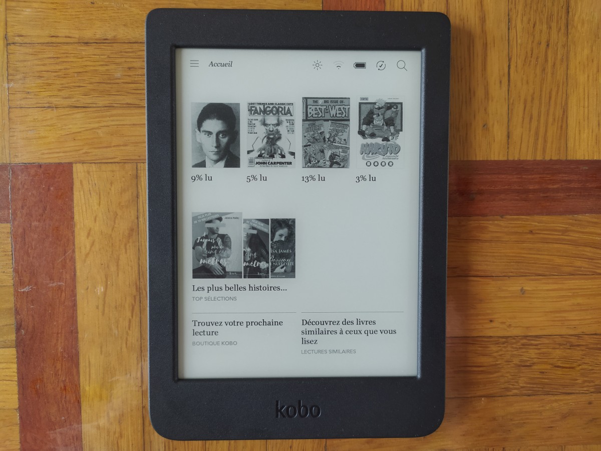 Kobo Nia Sleep Cover Noir - Coolblue - avant 23:59, demain chez vous