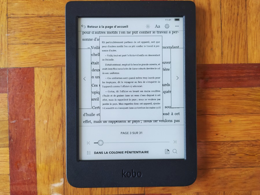 Housse de Cas pour Kobo Nia 6 Pouces 2020 Ereader avec Fonction