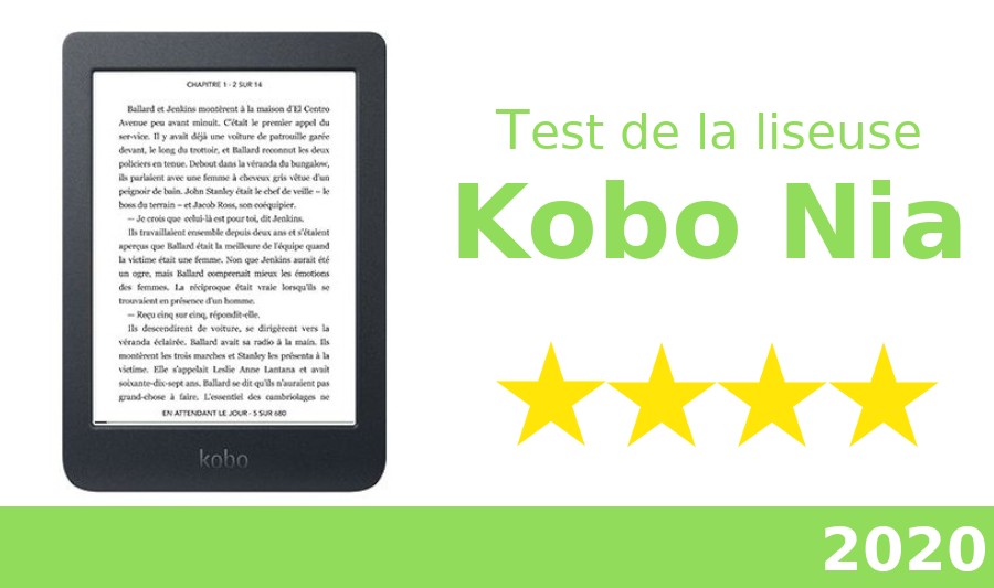 test de la liseuse kobo Nia