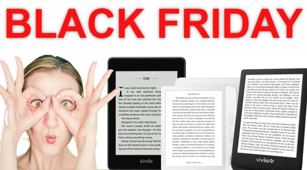 black friday promotions liseuse kindle kobo