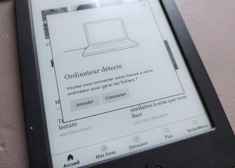 Comment transférer un ebook (epub) sur Kobo