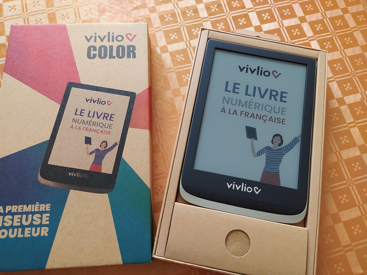 Vivlio Color - Lecteur eBook - Linux 3.10.65 - 16 Go - 6 couleur