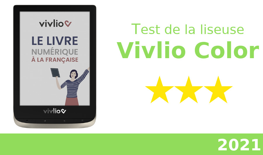 test liseuse vivlio color