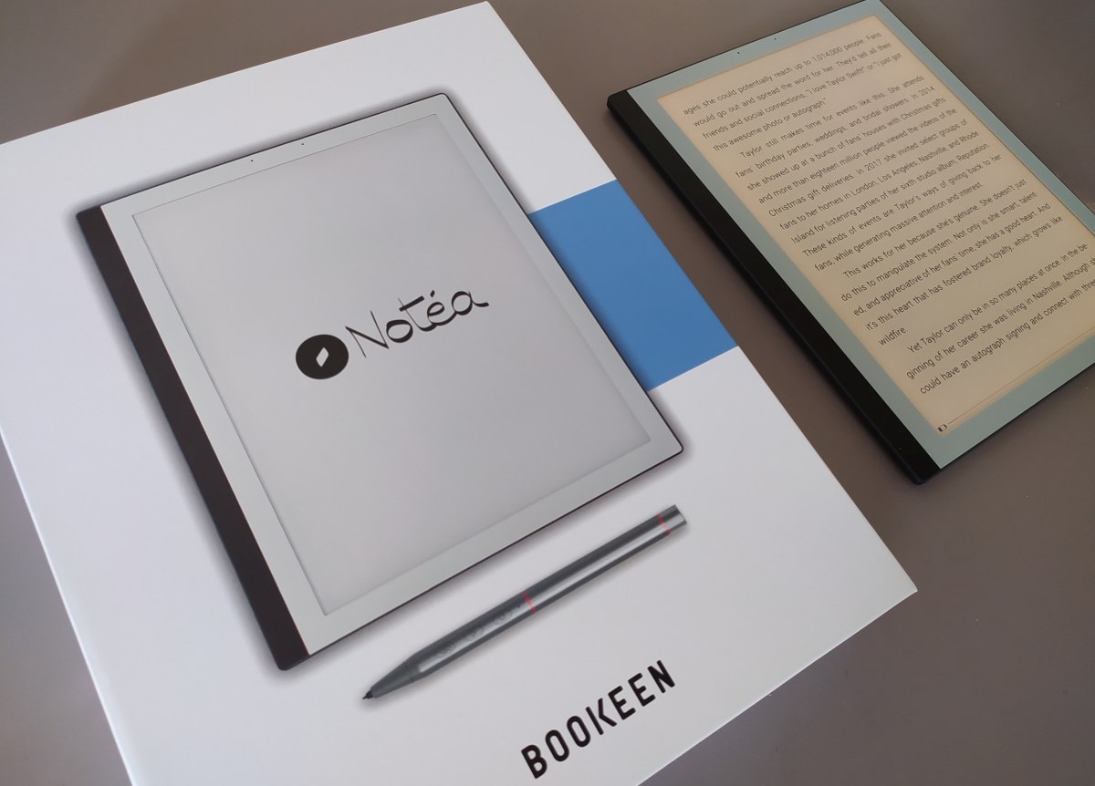 Test de la Bookeen Notéa une liseuse et un bloc note électronique