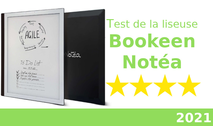 Test de la Bookeen Notéa : une liseuse et un bloc note électronique