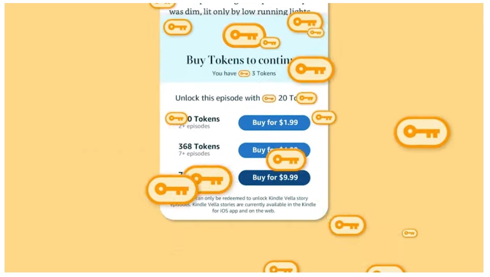 kindle vella token