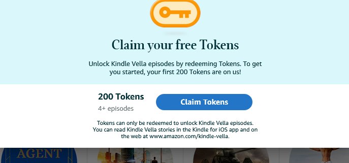 tokens gratuits kindle vella