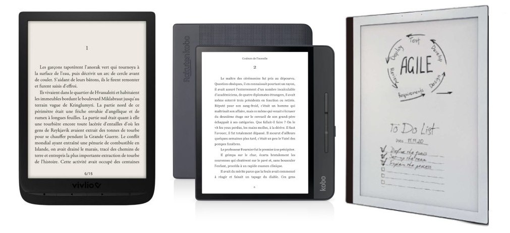 Liseuse : test de 36 liseuses d'ebooks (Kindle, Kobo, Vivlio, Bookeen,  Meebook)