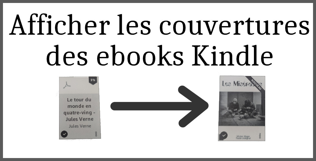 afficher les couvertures ebook epub sur kindle