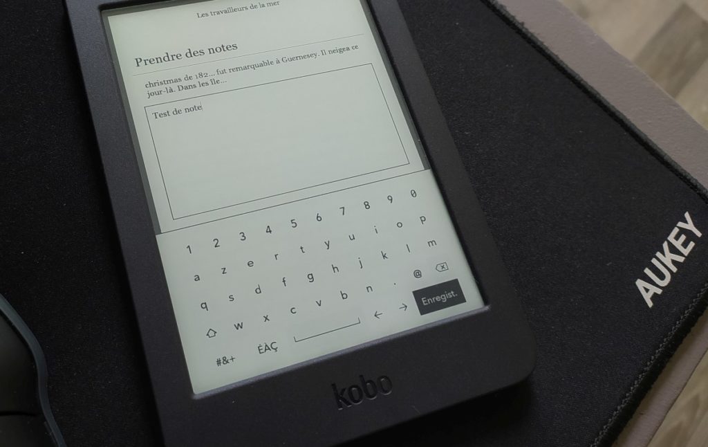 Exporter les notes et récupérer les annotations sur une liseuse Kobo