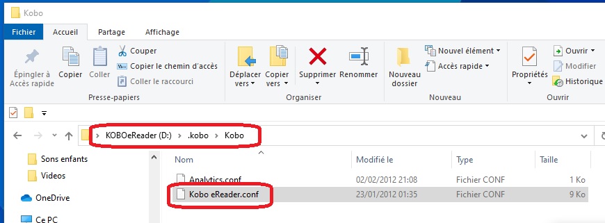 export notes kobo