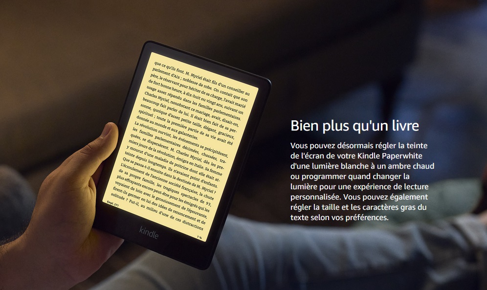 KINDLE PAPERWHITE 7ÈME GEN EBOOK READER LISEUSE tactile 6 300 ppp