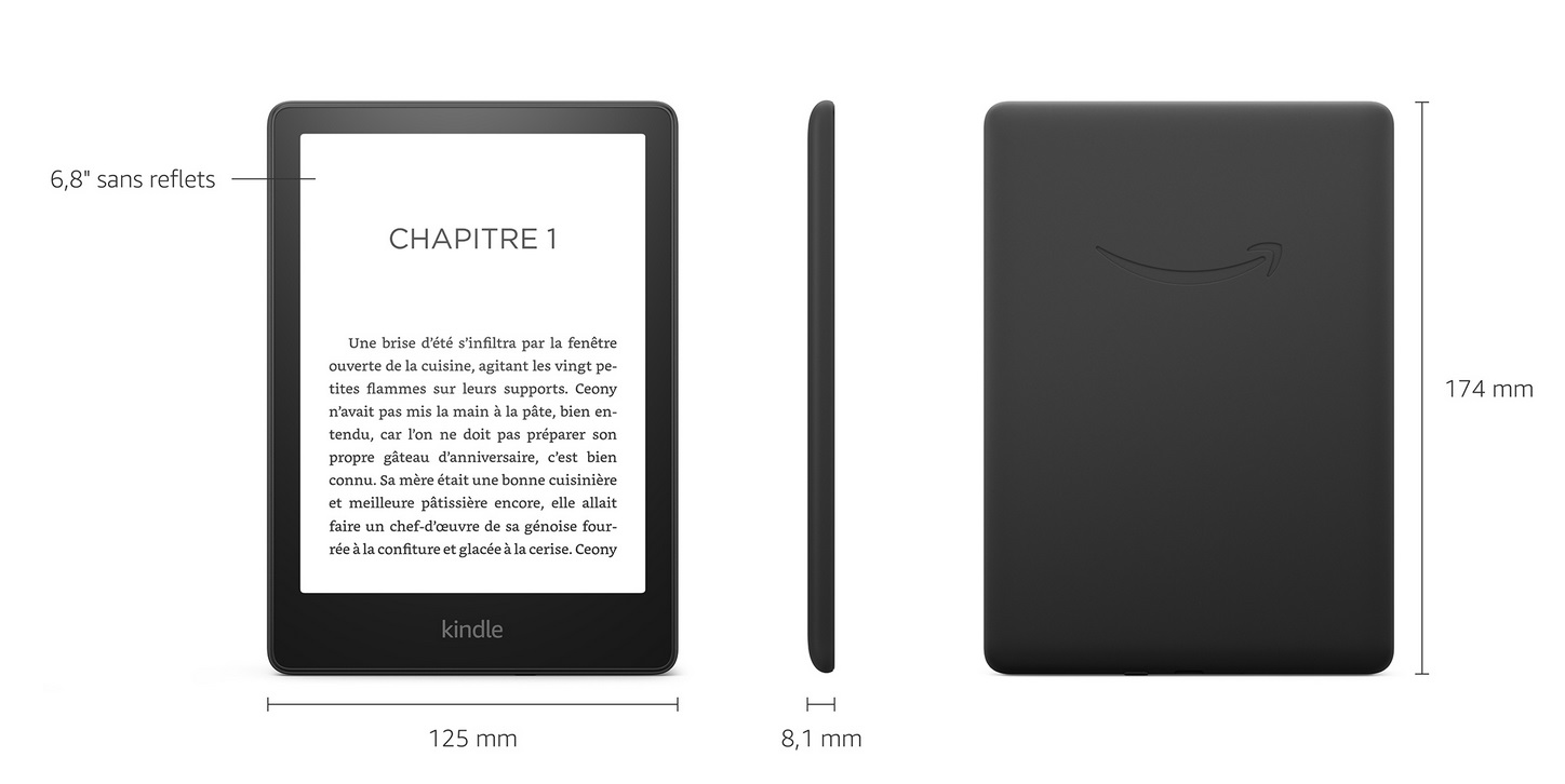 Liseuse Kindle Paperwhite d' Signature Edition de 6,8 pouces