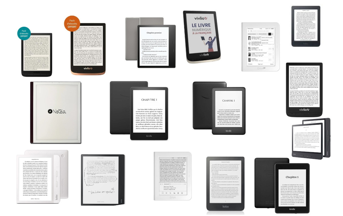 Choisir sa liseuse : Kindle, Kobo, Vivlio, Bookeen