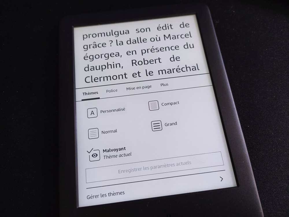 mise à jour kindle interface 2021