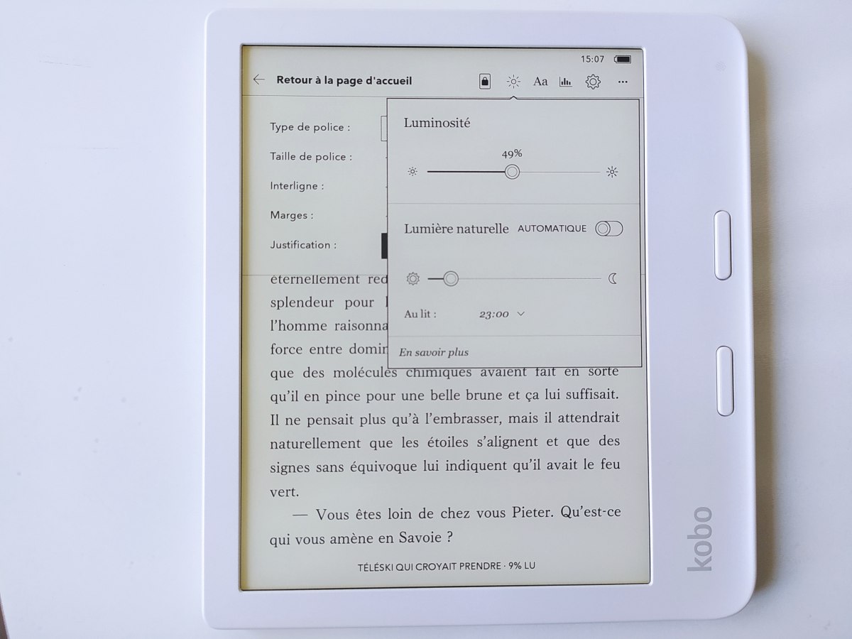 Test de la liseuse Kobo Libra 2