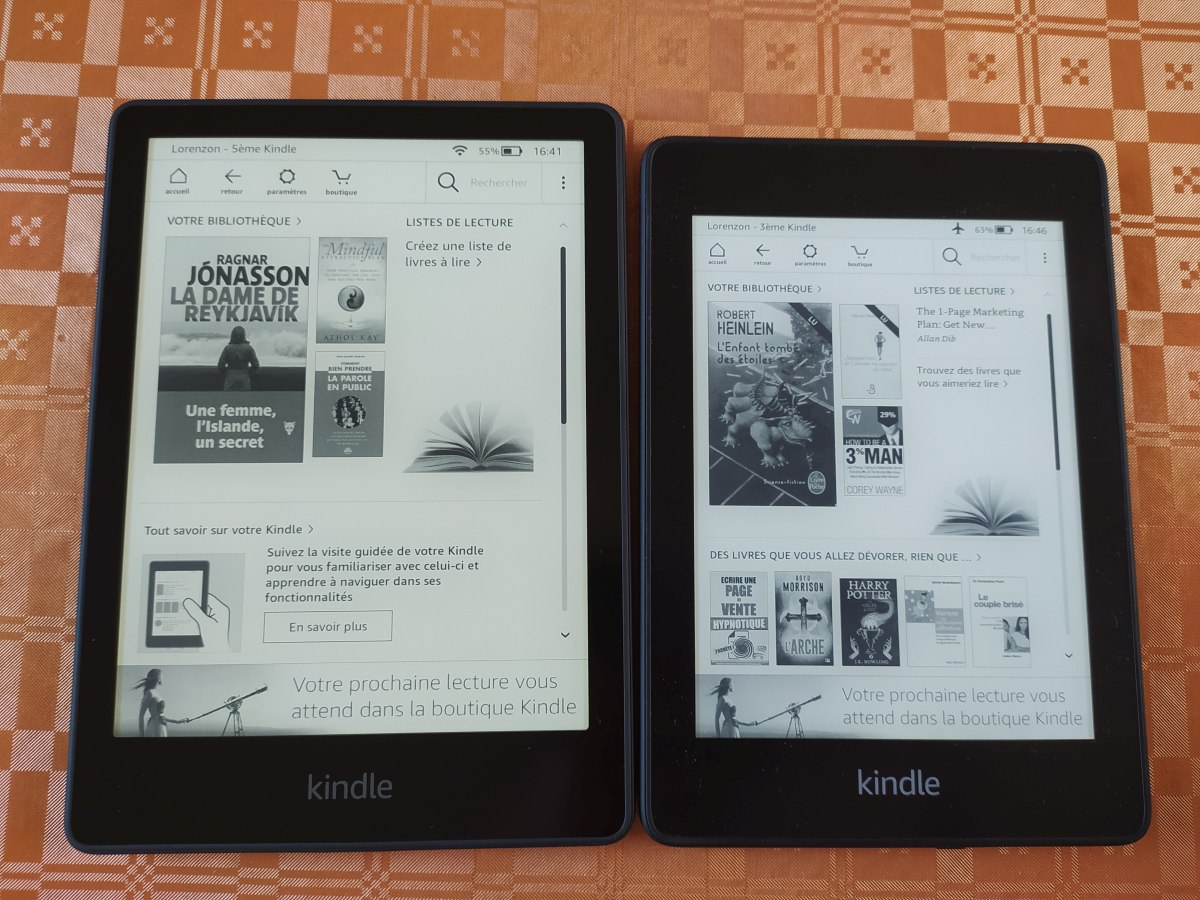 test kindle paperwhite