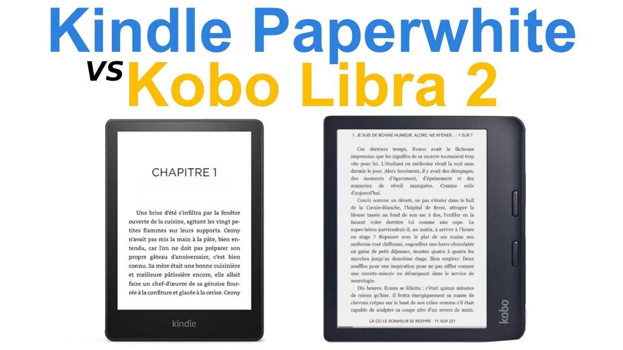 kobo libra 2 vs kindle Paperwhite