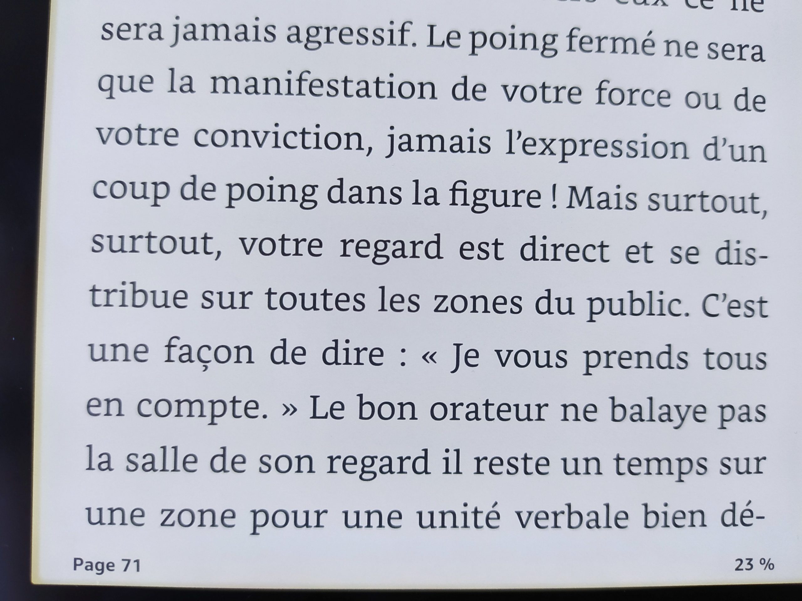 écran test liseuse kindle paperwhite