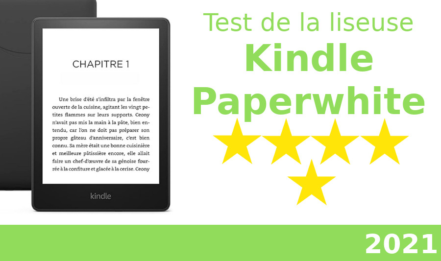 Test de la liseuse Kindle Paperwhite 6,8 pouces (test vidéo)