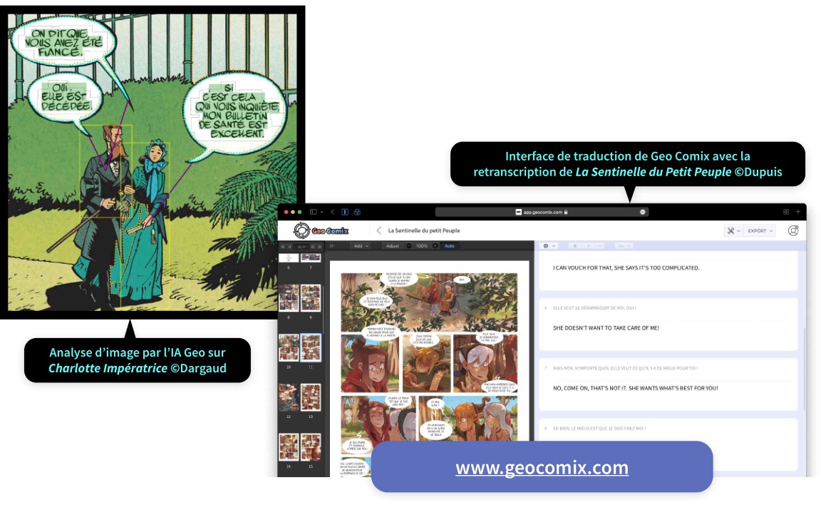 geo comix traduction de BD