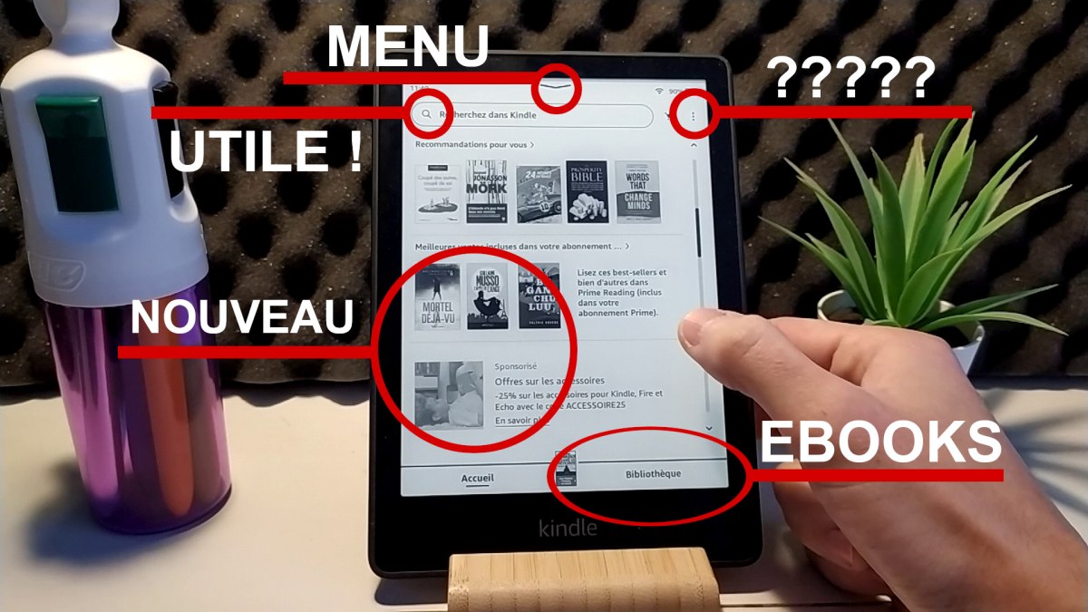 comment utiliser une kindle paperwhite