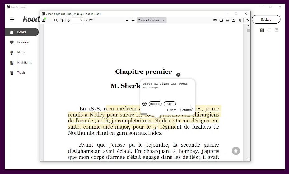 kodoo reader logiciel ebook