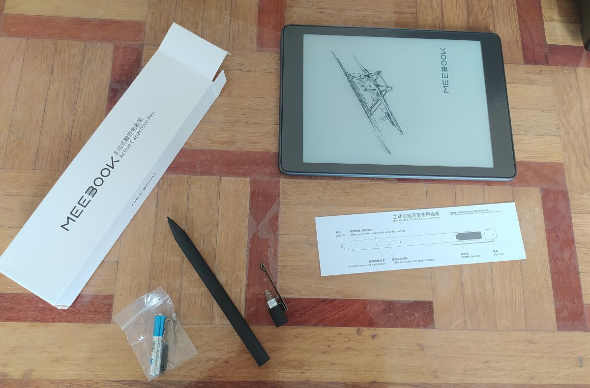 meebook p78 pro avec stylet pour la prise de notes