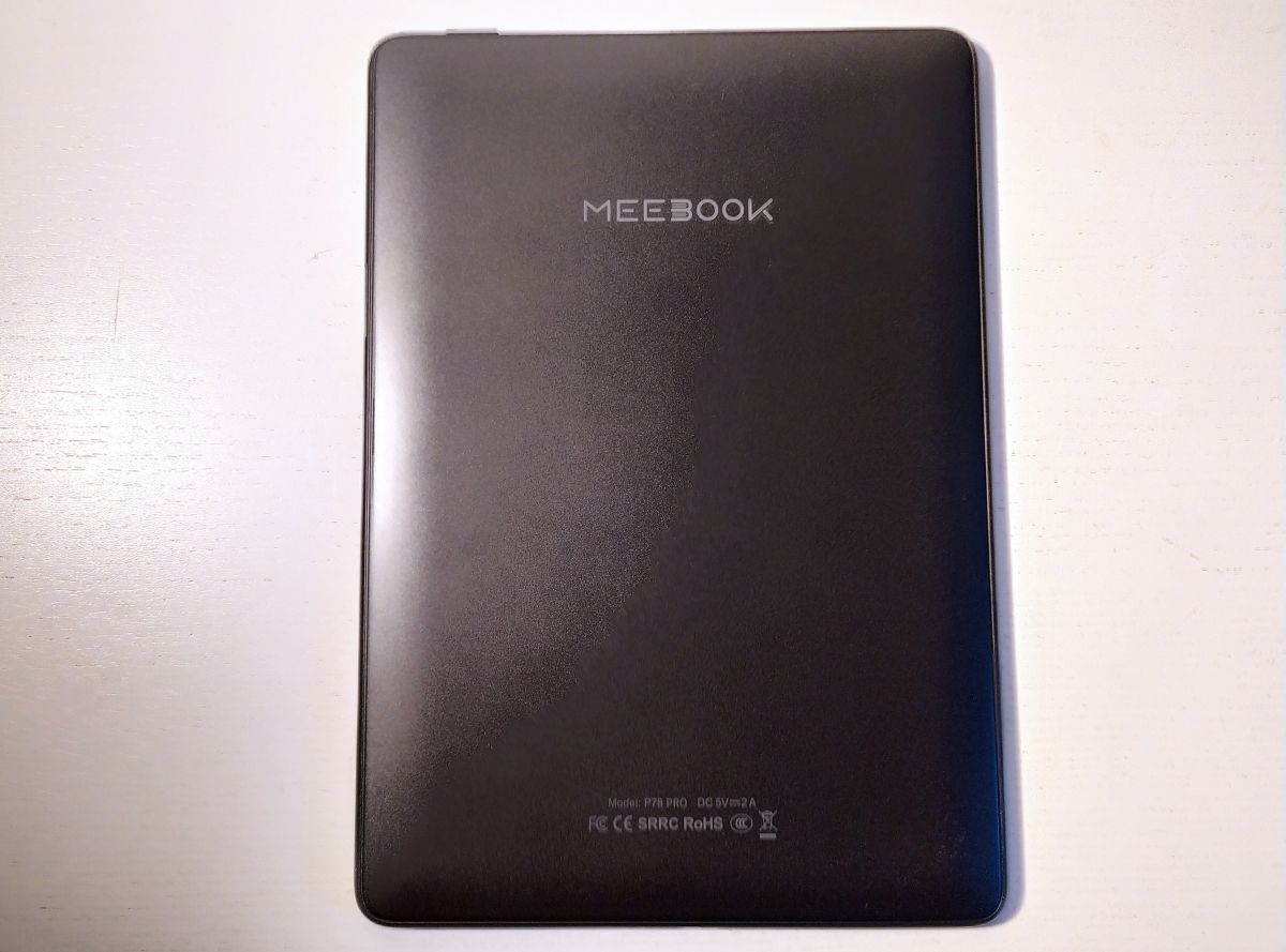 test meebook p78 pro liseuse