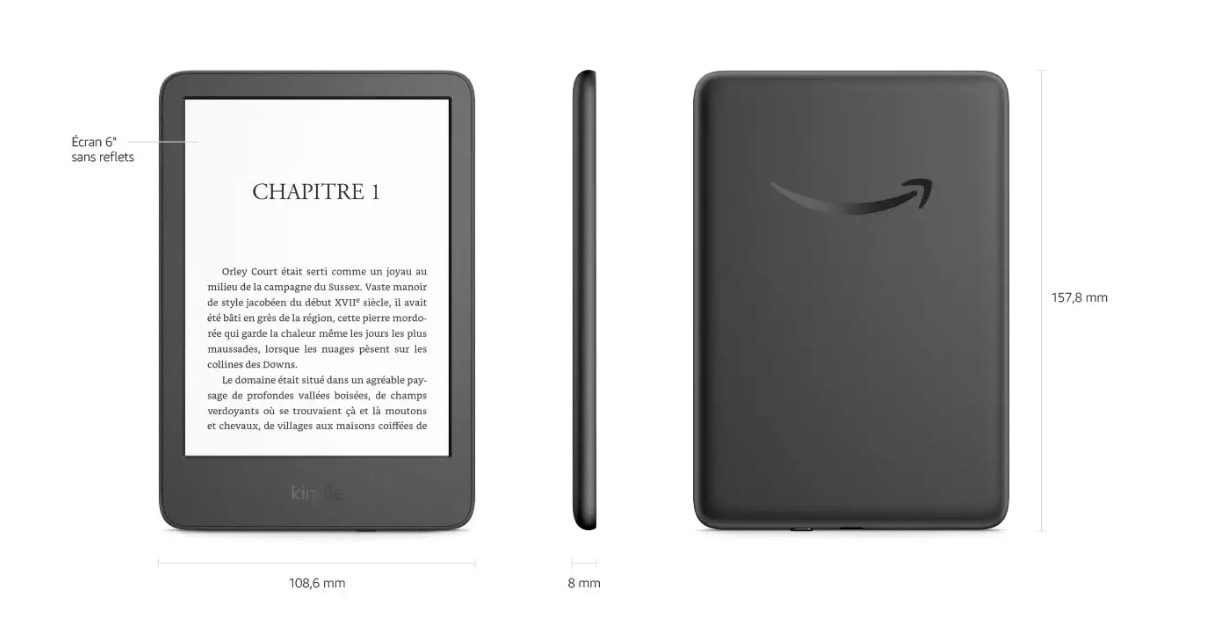 test de la liseuse Kindle (version 2022)