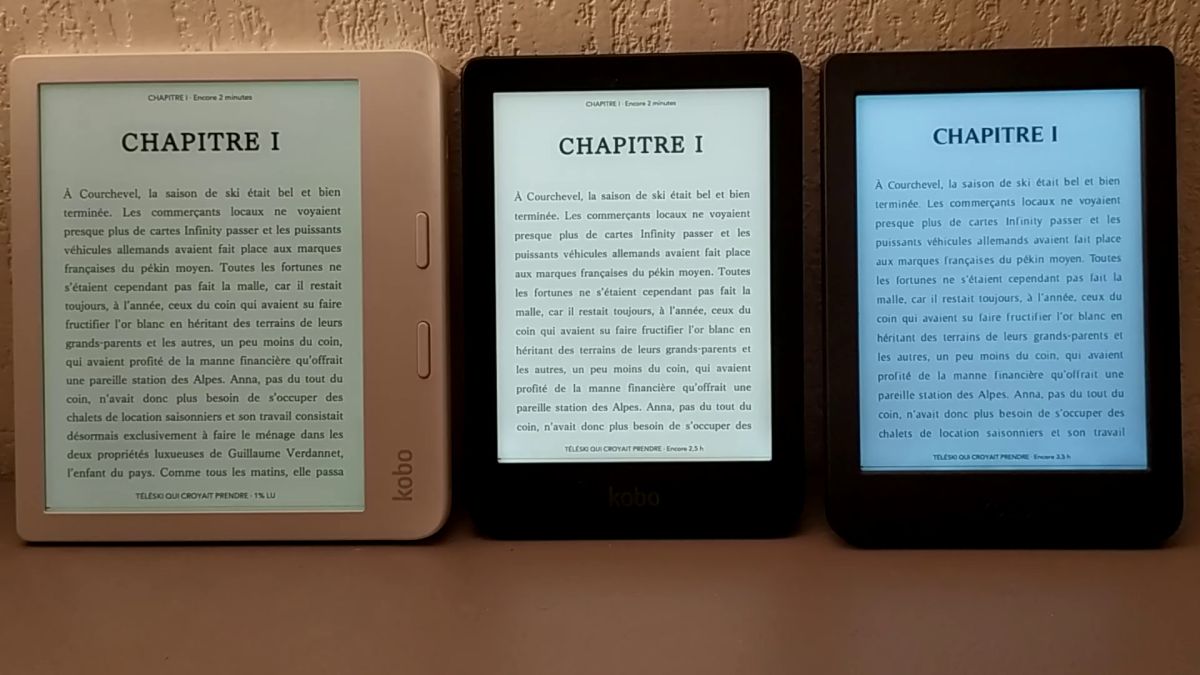 Comparatif : Kobo Nia vs Kobo Clara 2E vs Kobo Libra 2