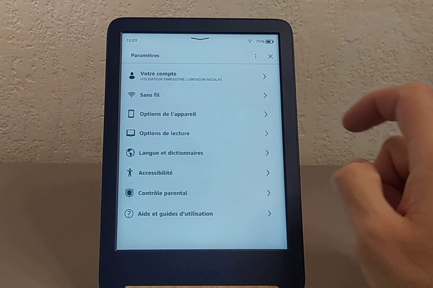 test de la liseuse Kindle (version 2022)