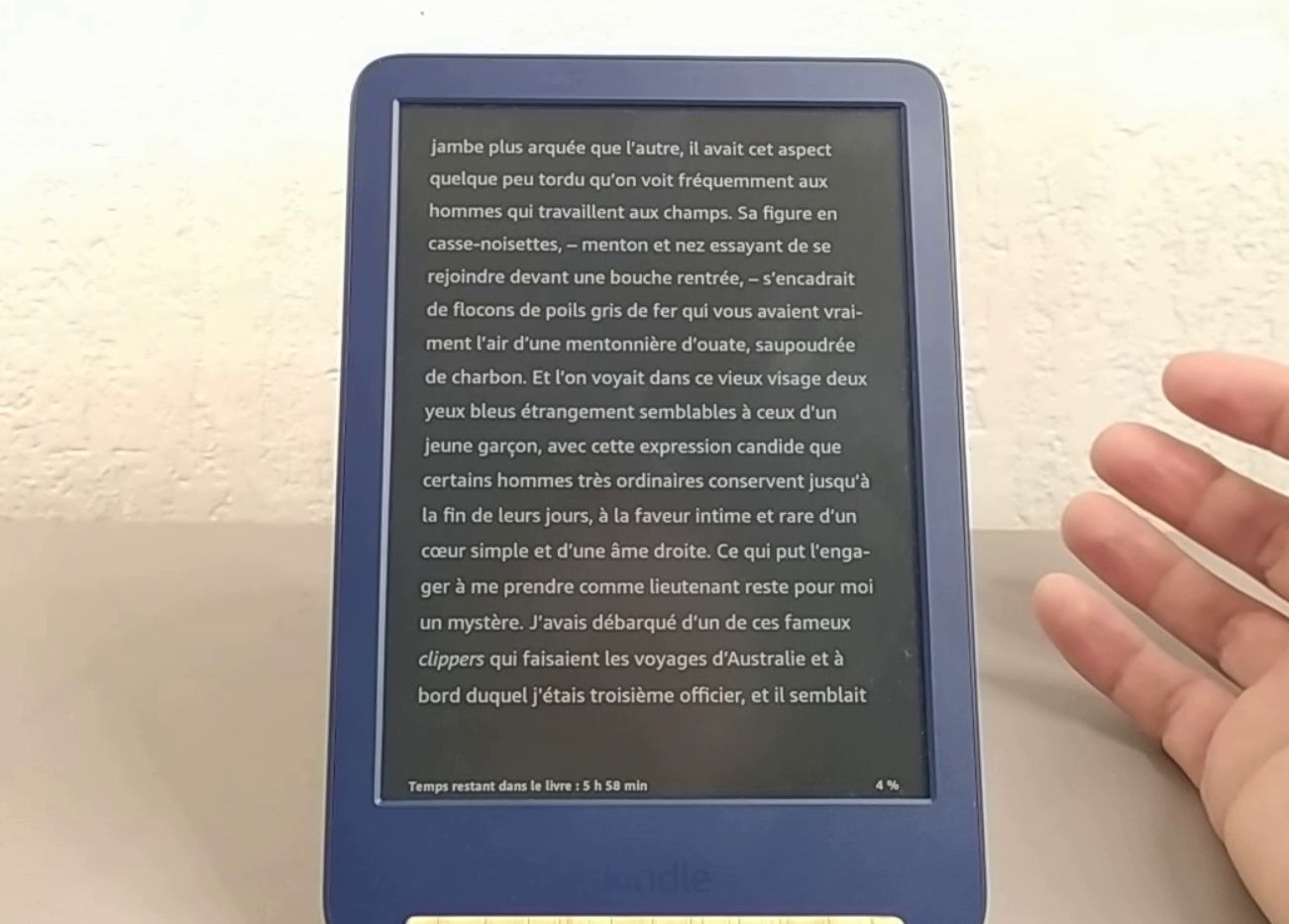 test de la liseuse Kindle (version 2022)