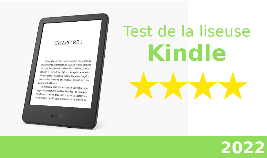 test de la liseuse kindle 2022