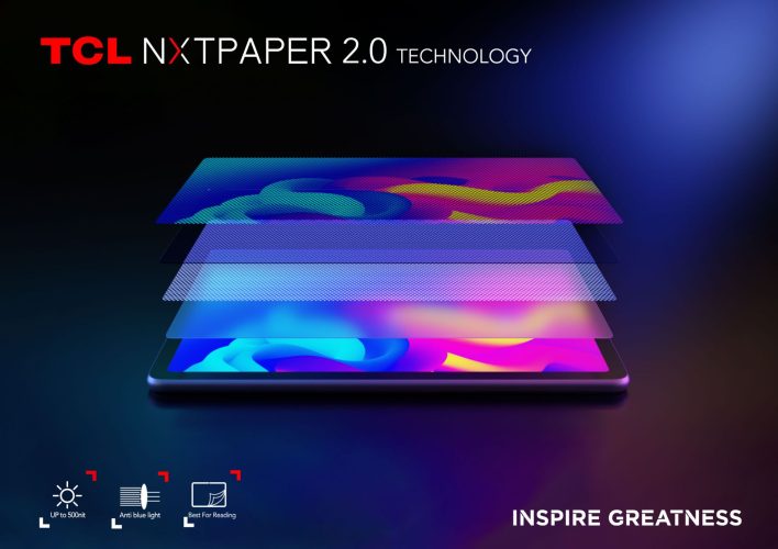 tcl nxtpaper 11 écran couleur