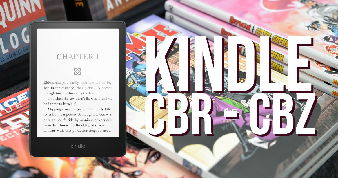 cbr et cbz sur kindle