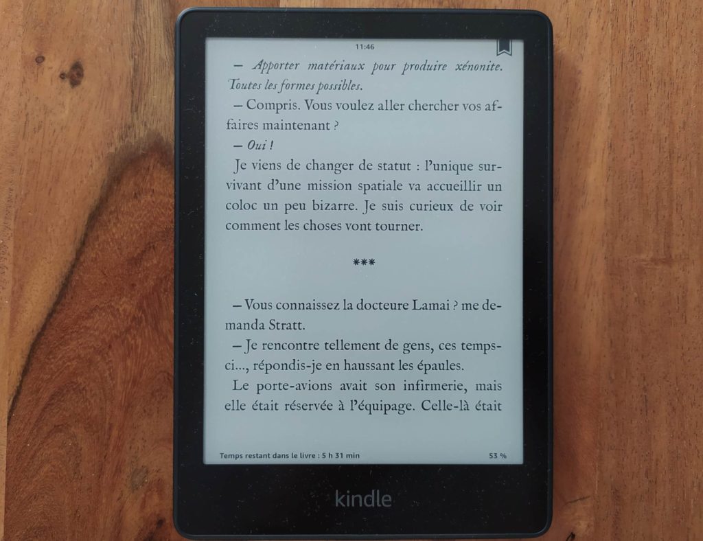 Police IM FELL English sur liseuse Kindle